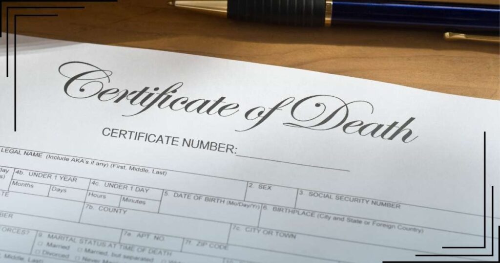 Blank Death Certificate