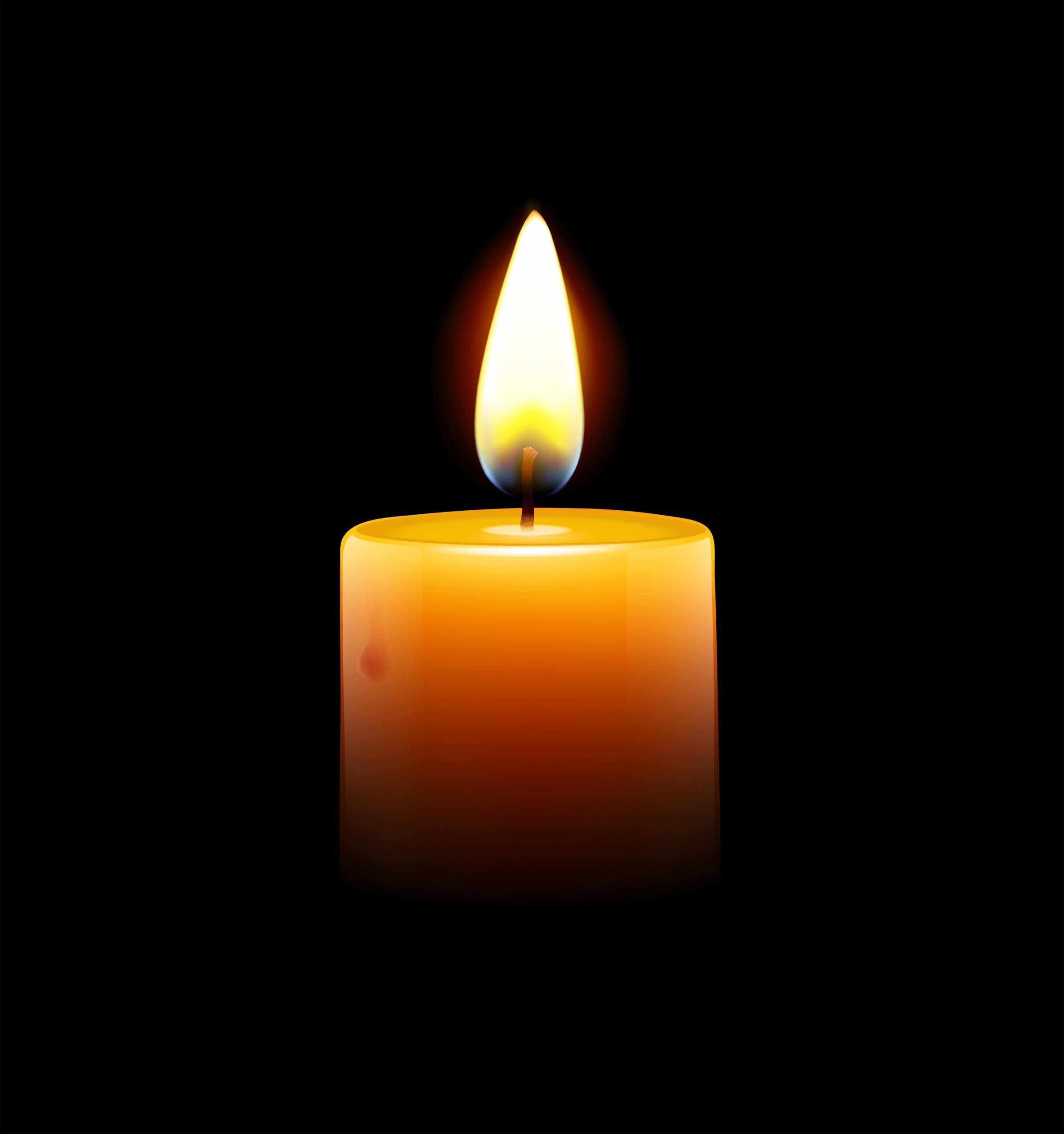 A memorial candle, representing those who have passed away and made the selfless gift of body donation.