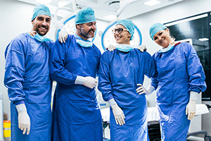 team of surgeons